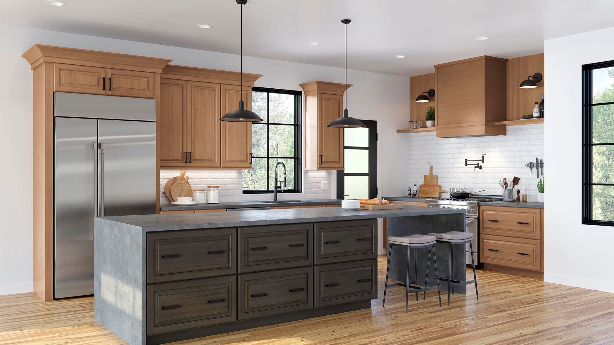 Portola Maple Cider and Slate kitchen