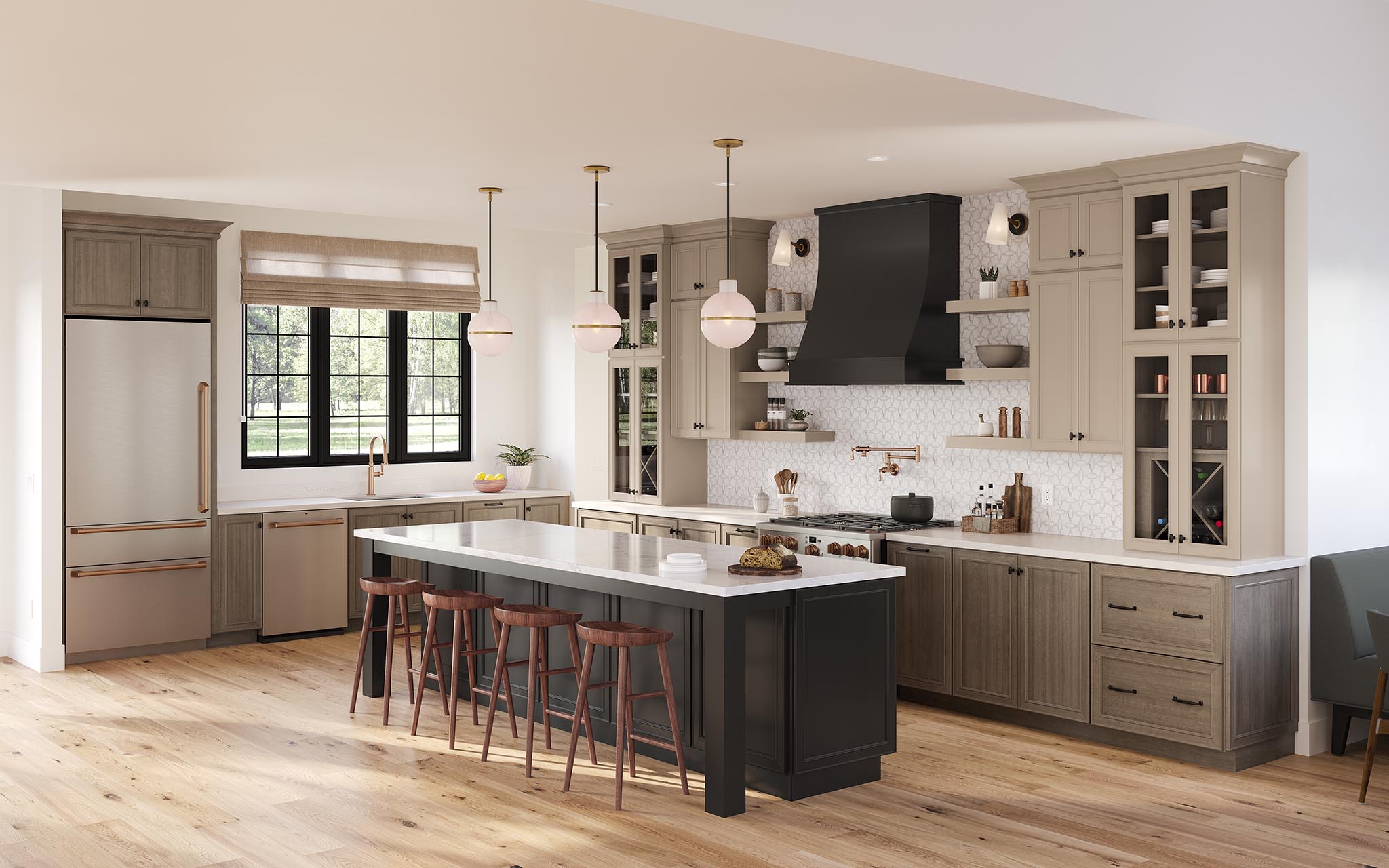 Tri-Tone Spaces