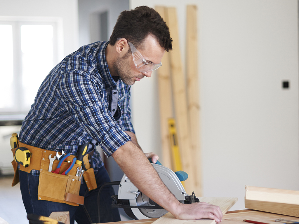 Man working